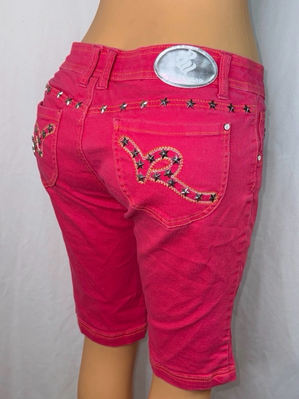 Rocawear Hot Pink Embellished Capris